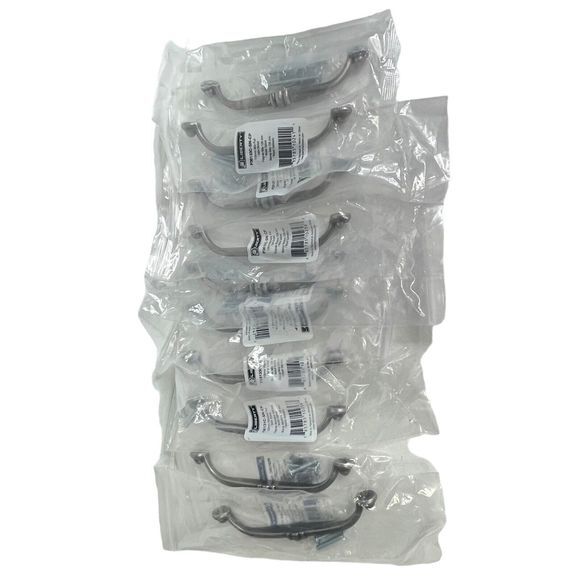 LOT‎ 10 Top Knobs Hardware Pewter Cabinet Drawer Somerset Voss Pull 128MM - Picture 5 of 5